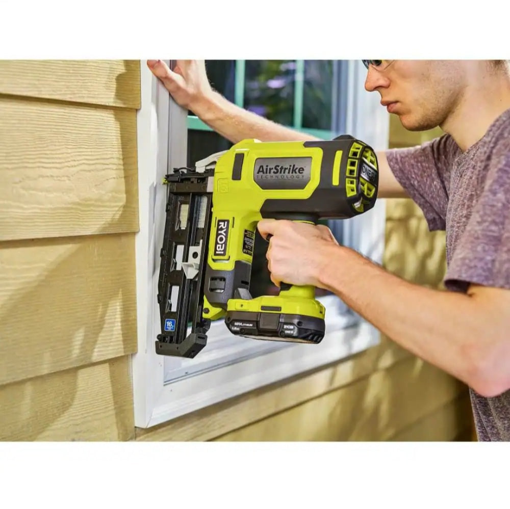 One + 18V Airstrike 16-gauge Cordless Finish Nailer (Tool Only)