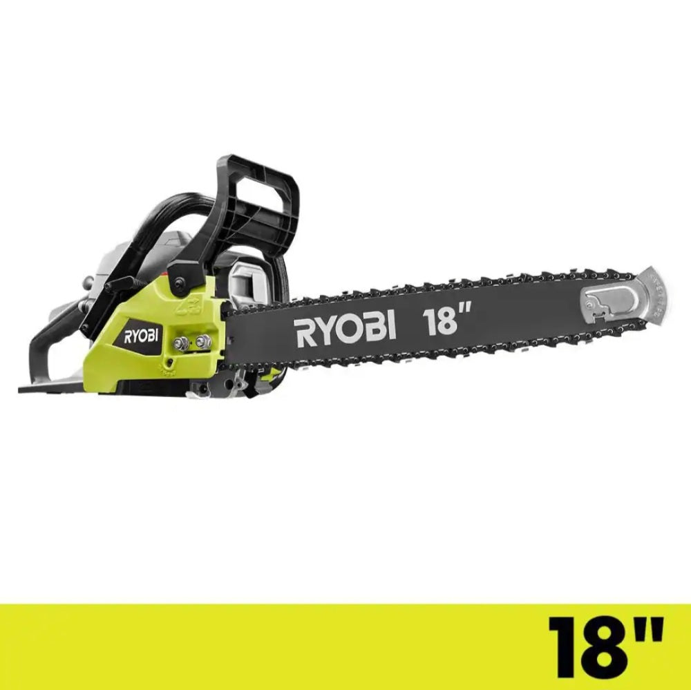18 In. 38cc 2-Cycle Gas Chainsaw With Heavy-Duty Case