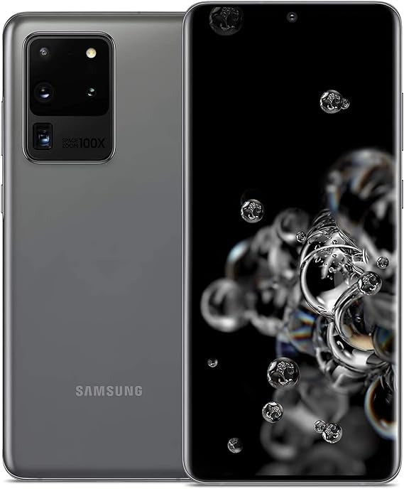 Samsung Galaxy S20 Ultra 5G  12GB RAM 128 GB - Gray - Unlocked - Excellent Condition