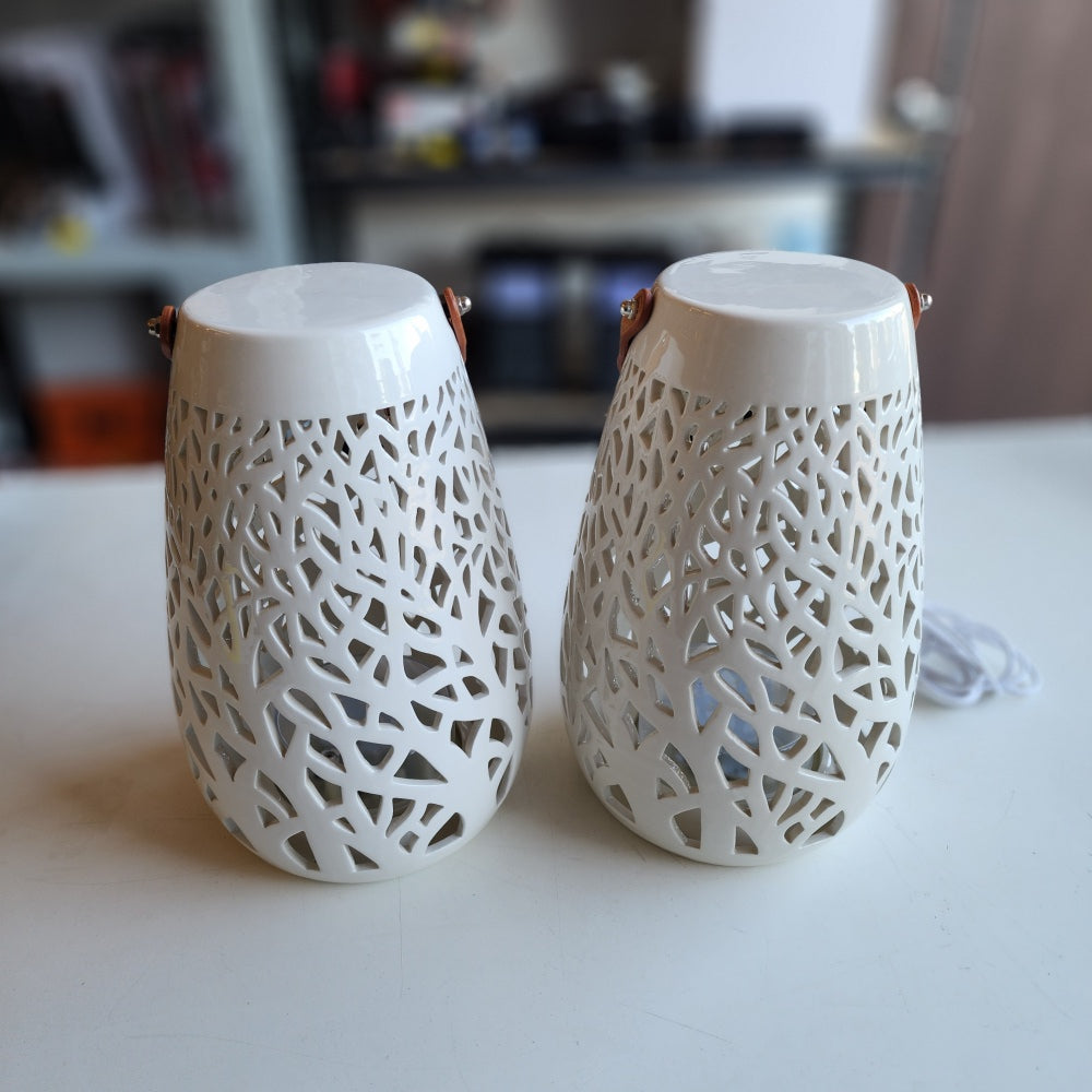 Ceramic Lantern 2pk