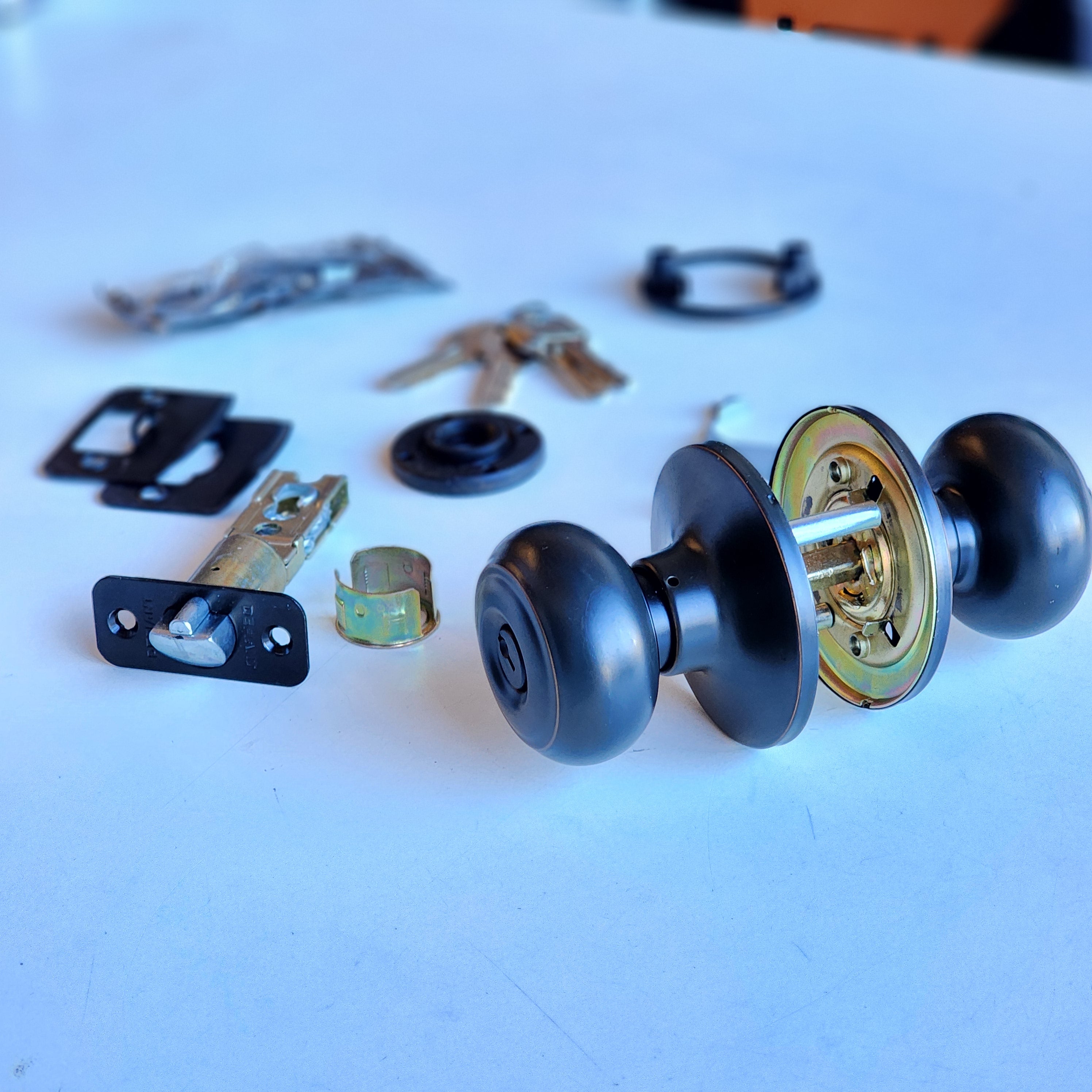 Hartford Aged Bronze Combo Pack with Single Cylinder Deadbolt (32BGX7D1B)