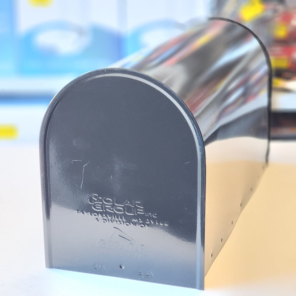 Elite Black, Large, Steel, Post Mount Mailbox (E1600BAM)