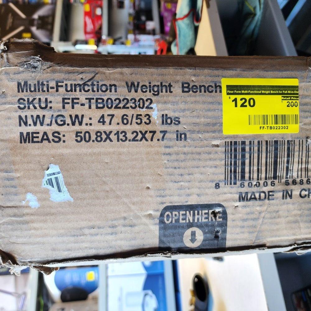 Finer Form Multi-Functional Weight Bench For Full All-in-one