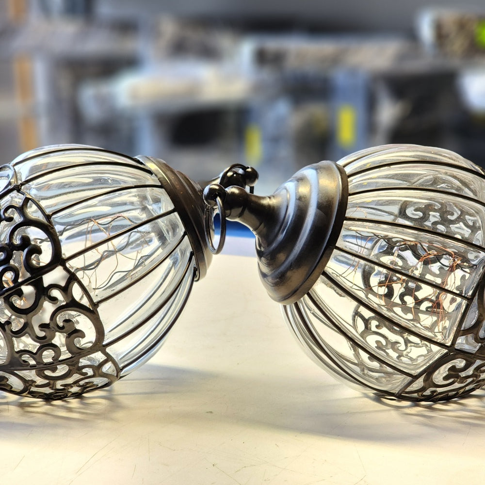 Bird Cage Lantern 2pk