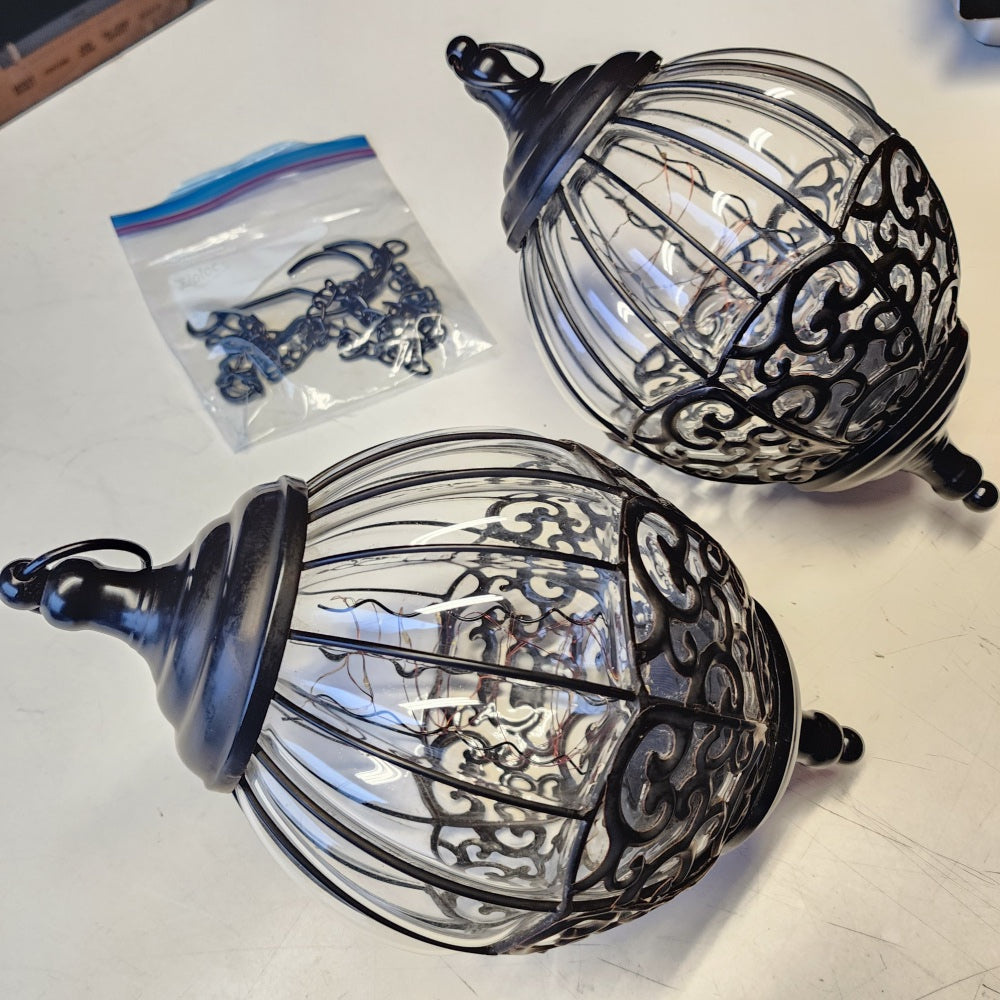 Bird Cage Lantern 2pk