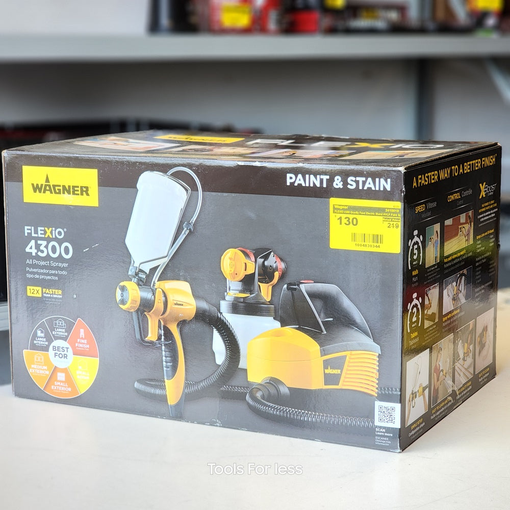 Flexio 4300 gravity feed Electric Stand HVLP Paint & Stain