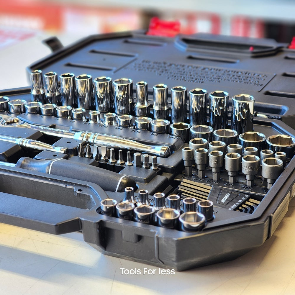 HUSKY 94PC MECHANICS SET 1/4,3/8