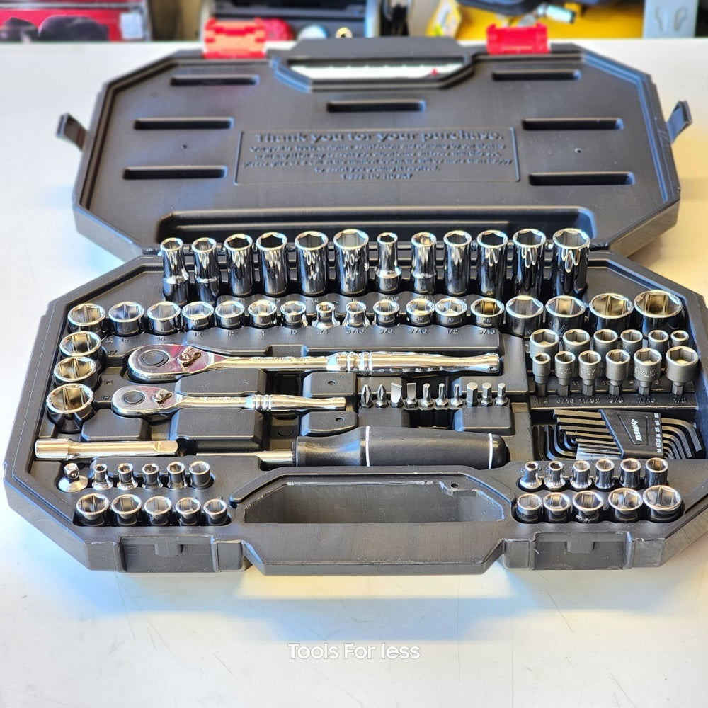 HUSKY 94PC MECHANICS SET 1/4,3/8