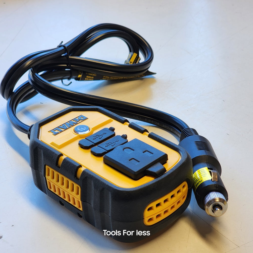 140-Watt Portable Car Power Inverter with Dual USB Ports (DXAEP140)
