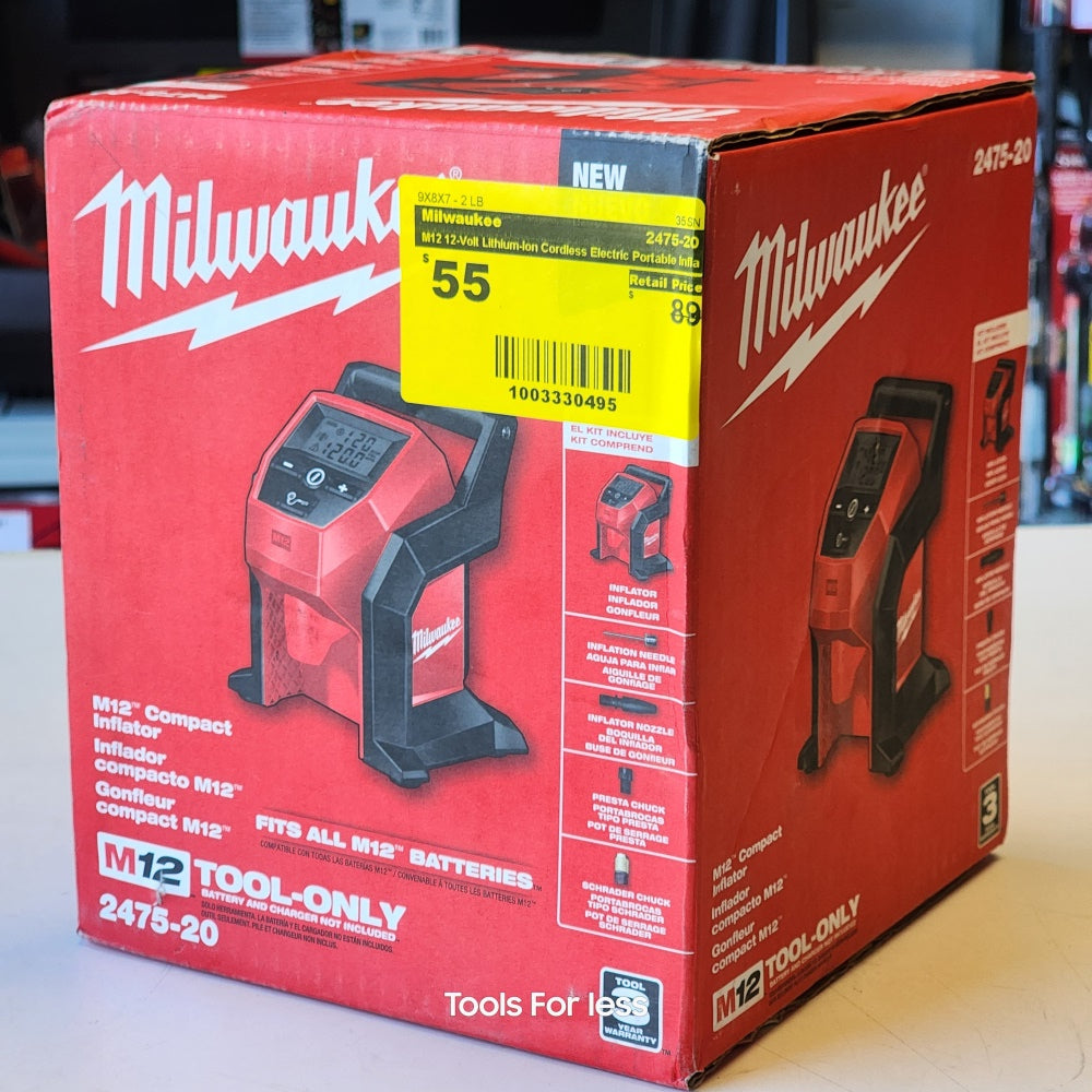 M12 12Volt Lithium-ion Cordless Electric Portable