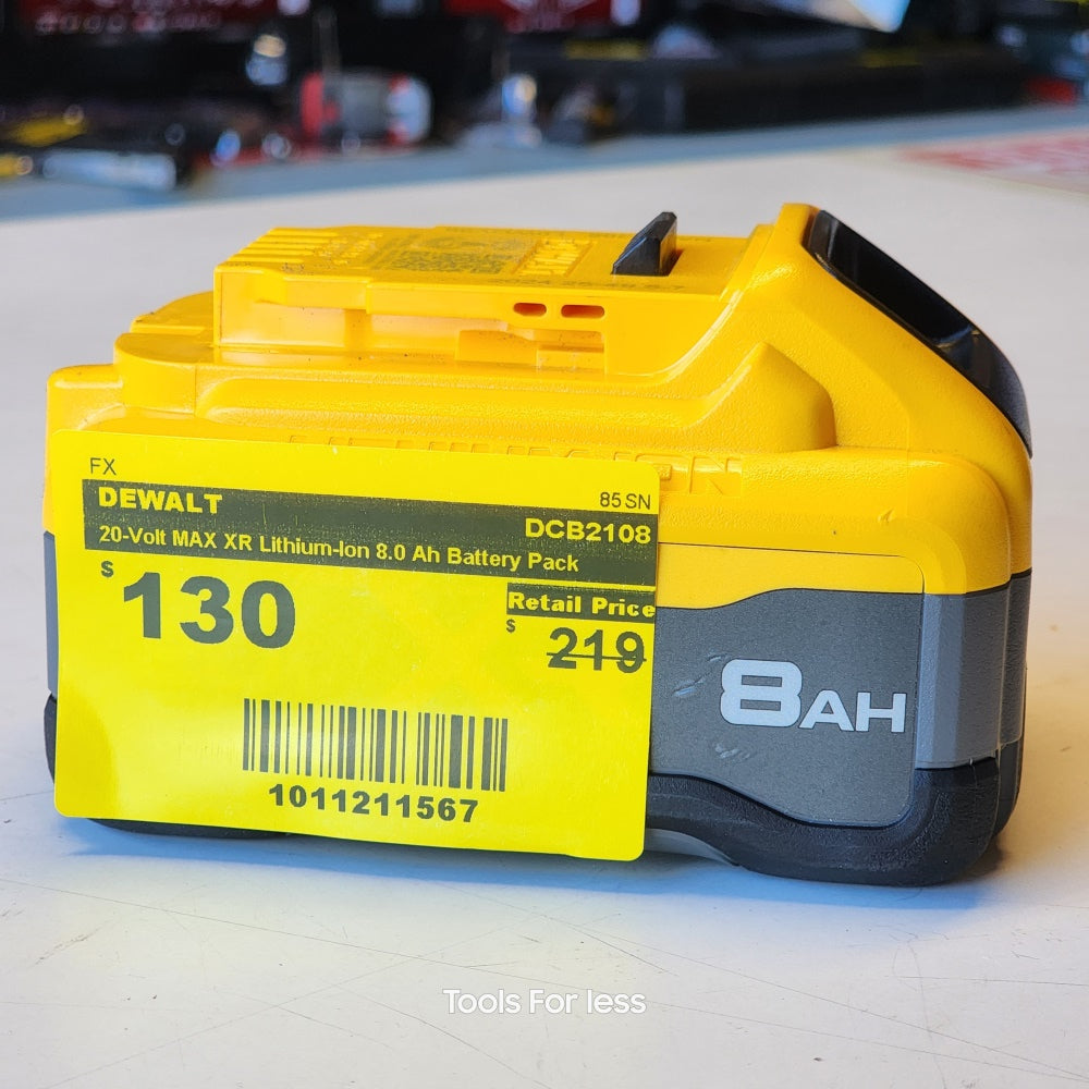 20-Volt Max XR Lithium-ion 8.0Ah Battery pack