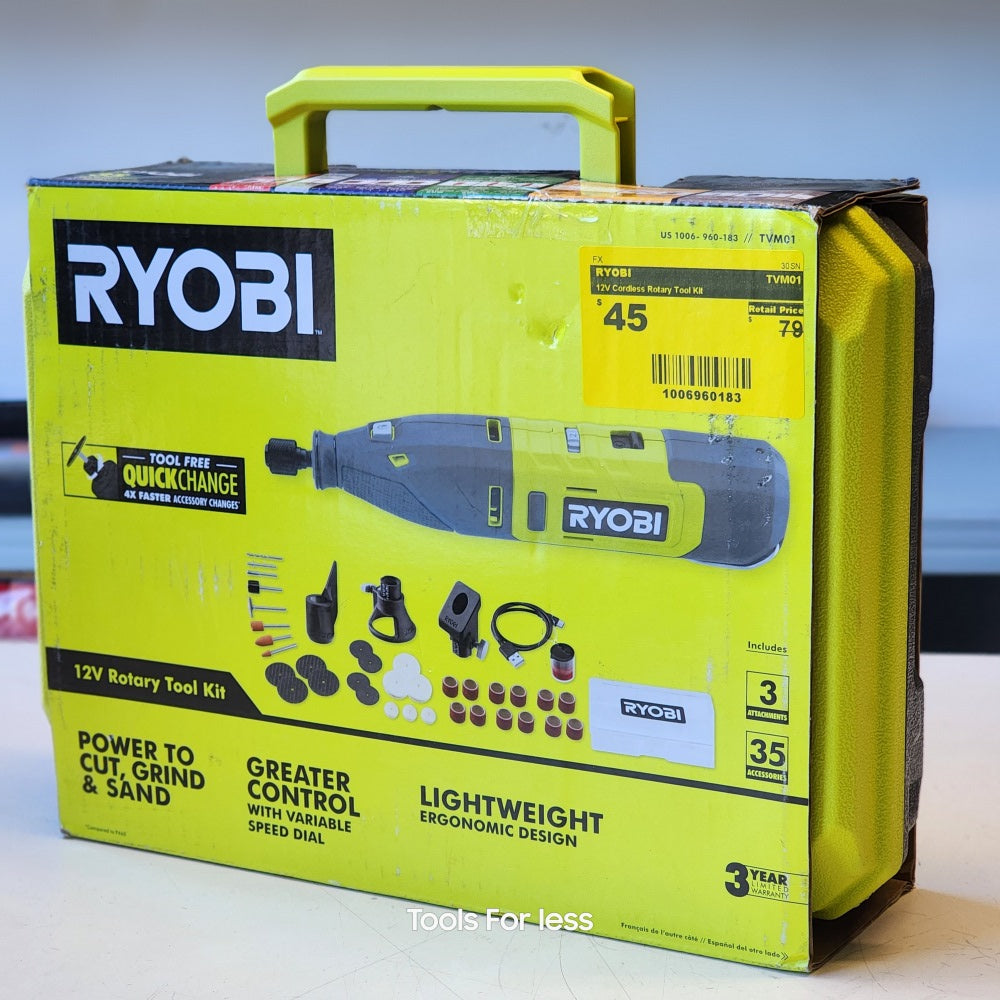 12V Cordless Rotary Tool Kit