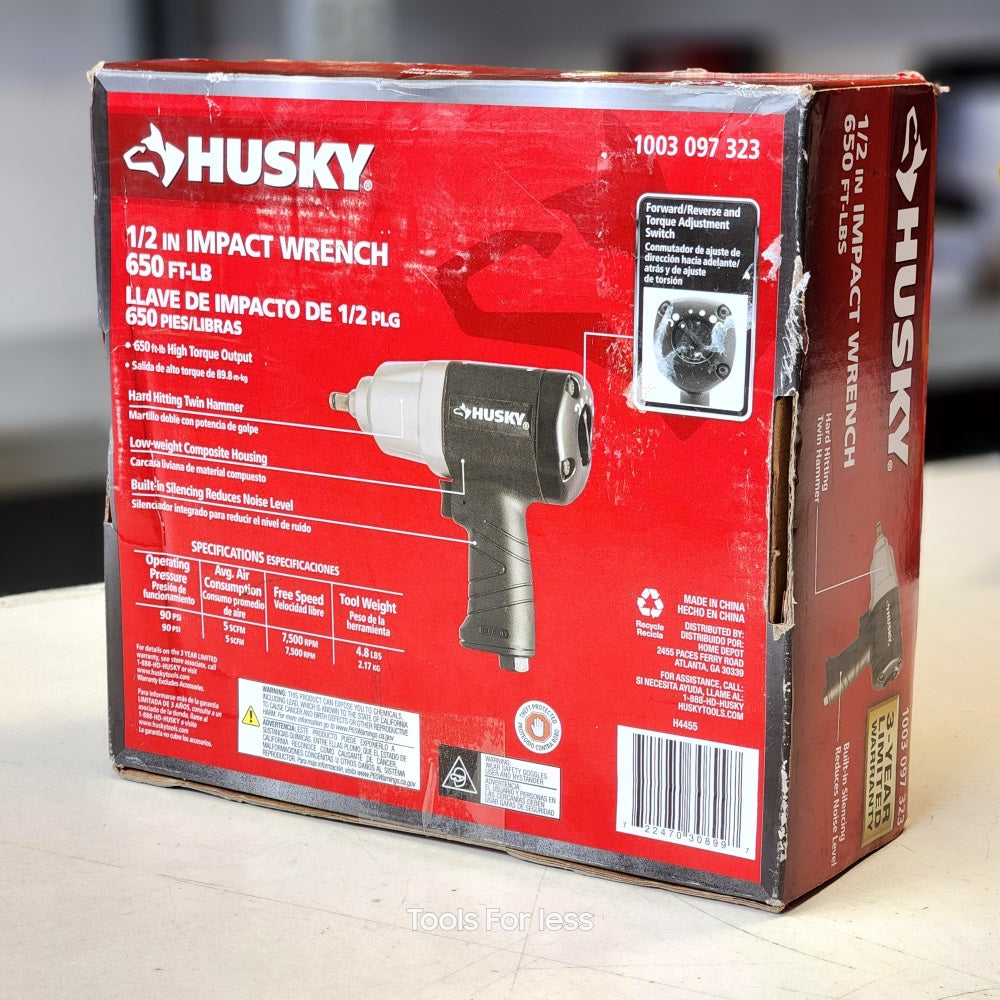 650FT./lbs. 1.2 in. Impact Wrench
