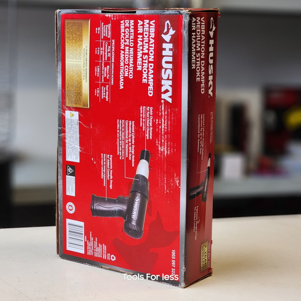 Vibration Damped Medium Stroke Air Hammer
