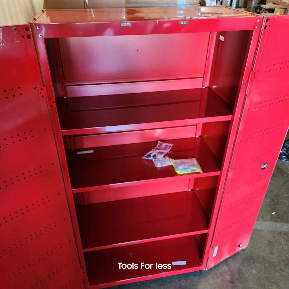 Ready to assemble 24-gauge steel free stand