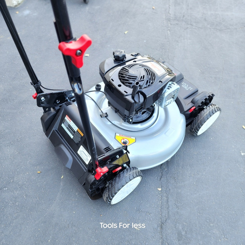 22 in. 140 cc Briggs & Stratton Walk Behind Gas Self-Propelled Lawn Mower with Front Wheel Drive and Bagger (MNA153003)