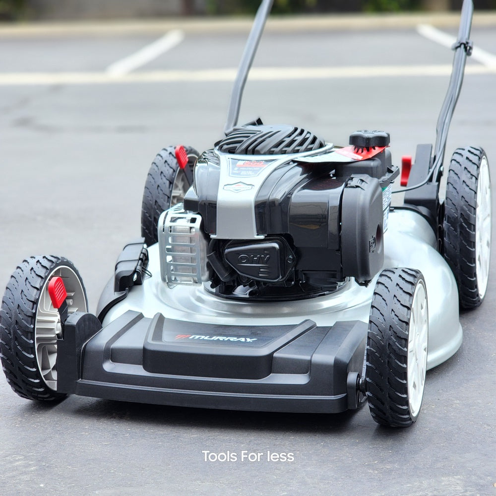 21 in. 140 cc Briggs and Stratton Walk Behind Gas Push Lawn Mower with Height Adjustment and Prime 'N Pull Start (MNA152702)