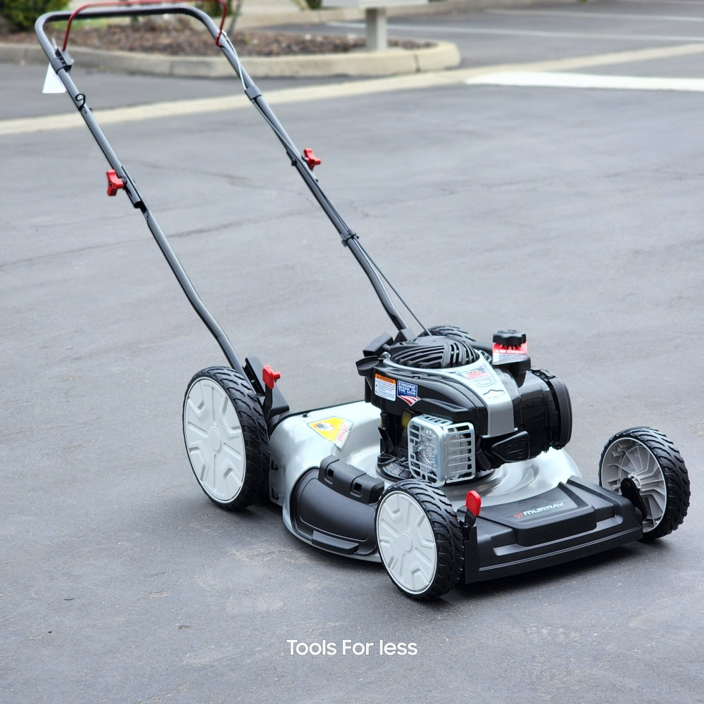 21 in. 140 cc Briggs and Stratton Walk Behind Gas Push Lawn Mower with Height Adjustment and Prime 'N Pull Start (MNA152702)