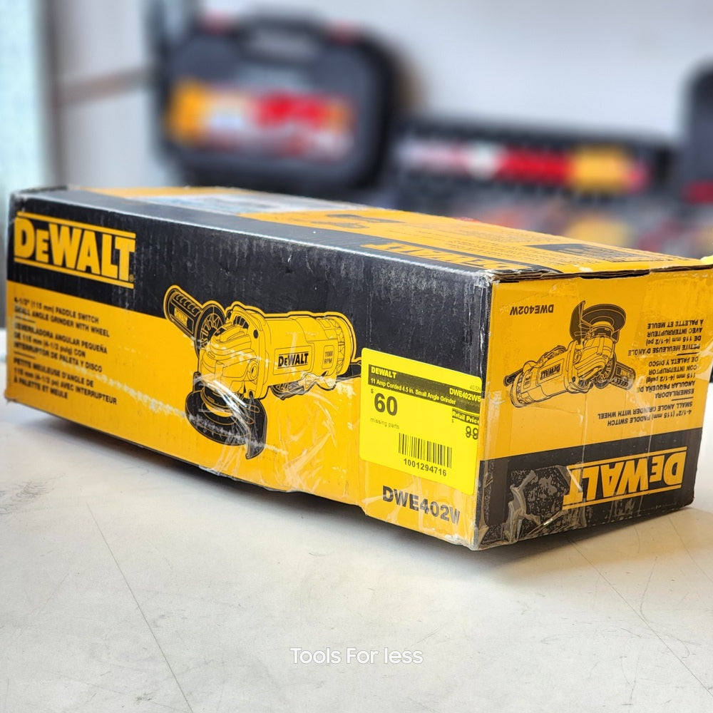 11 Amp Corded 4.5 in. small Angle Grinder