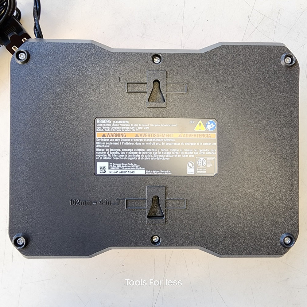 18V DUAL PORT PARALLEL CHARGER