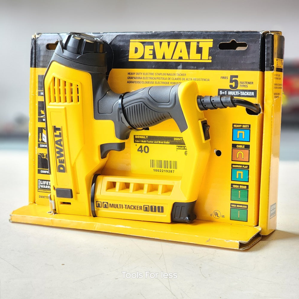 5-in-1 Multi-Tracker and Brad Nailer