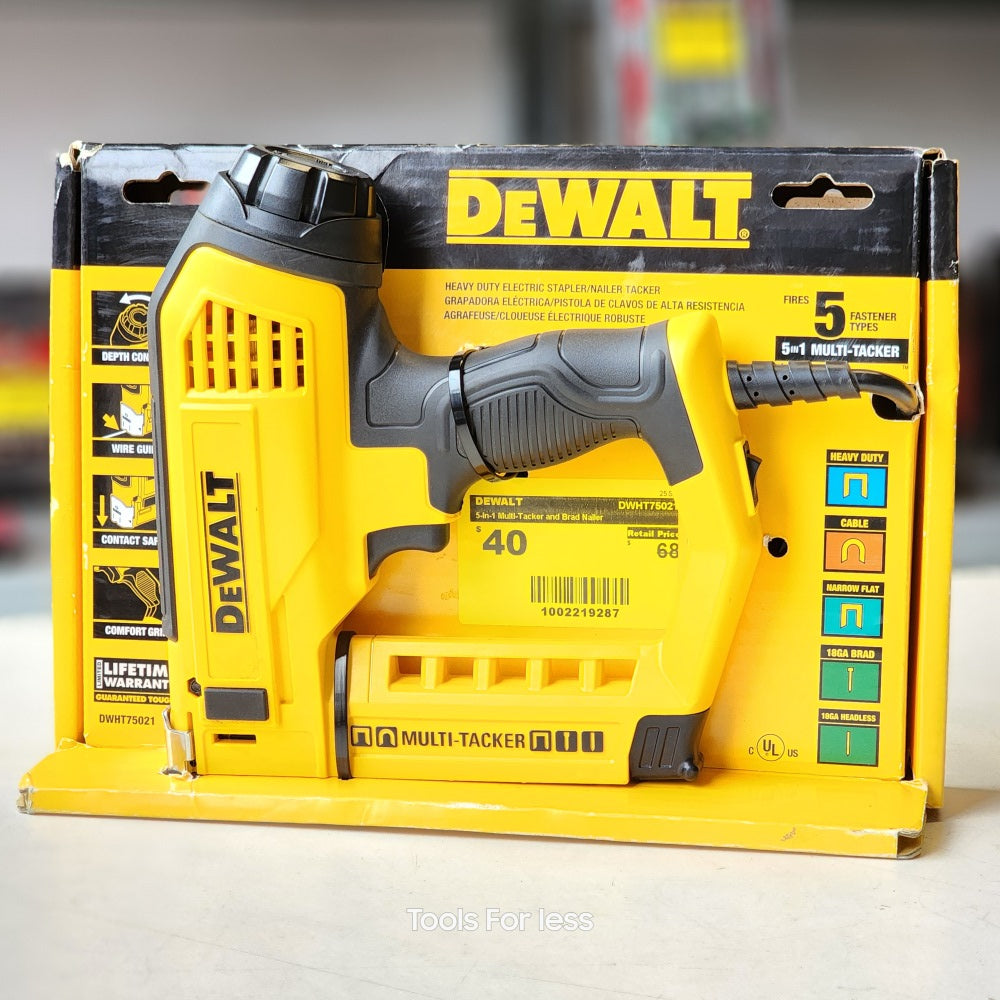 5-in-1 Multi-Tracker and Brad Nailer