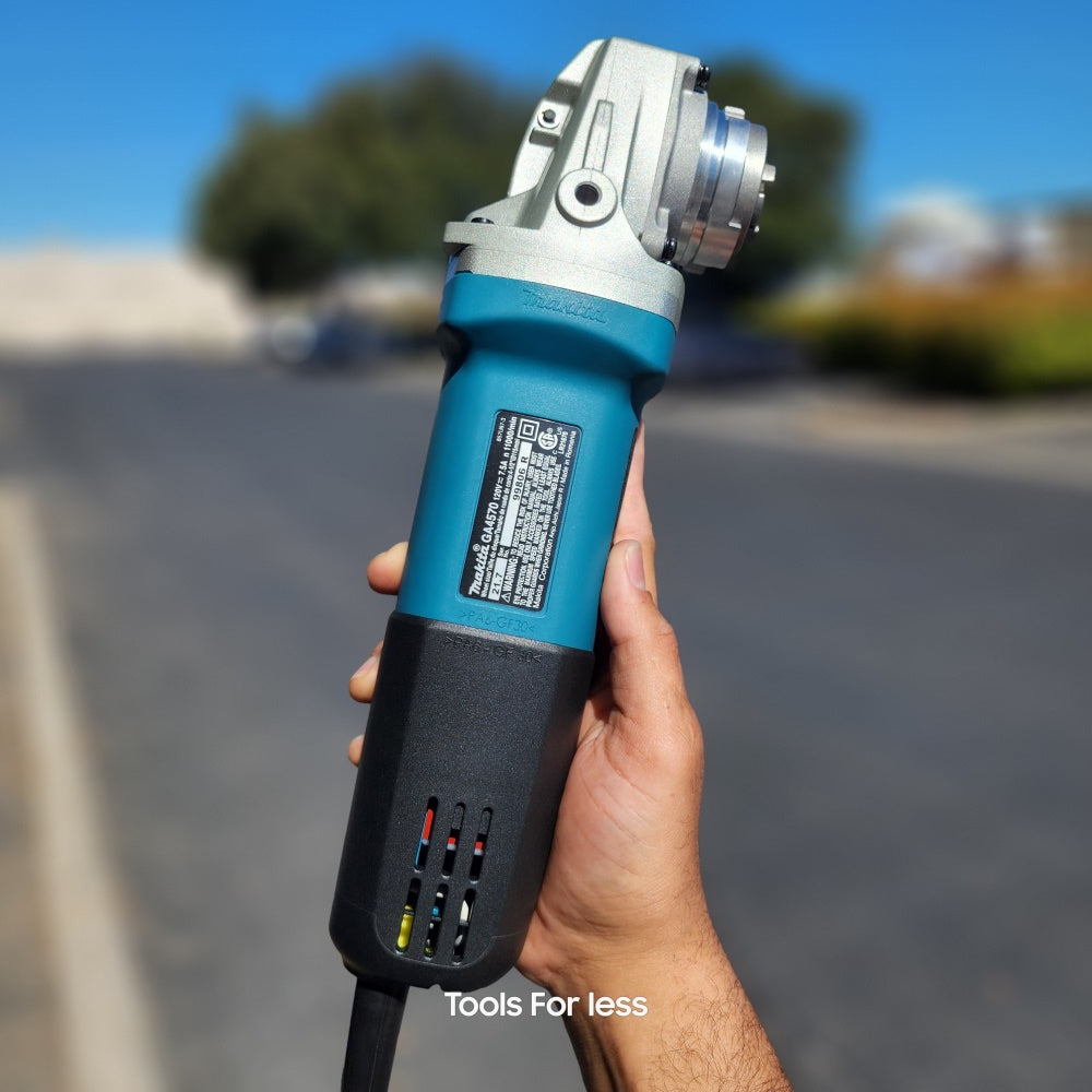 7.5 Amp Corded 4-1/2 in. X-LOCK Angle Grinder with AC/DC Switch (GA4570)
