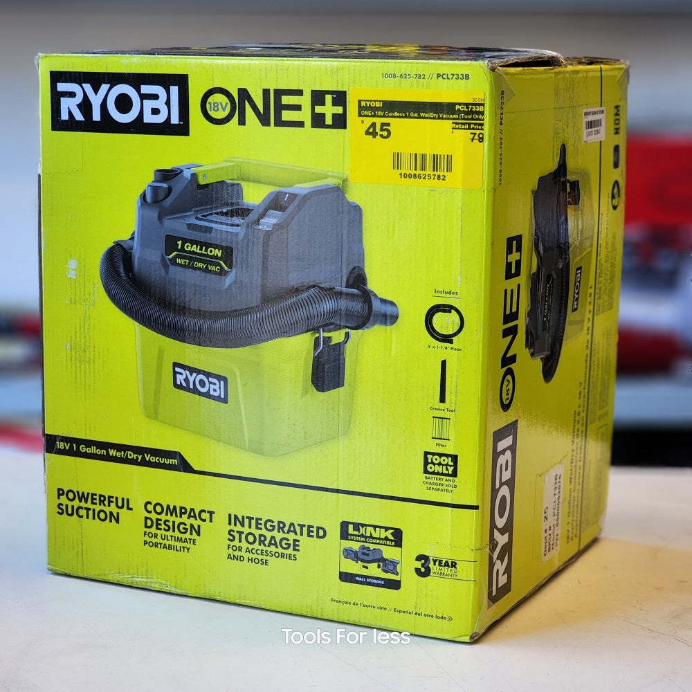one+ 18V Cordless 1 Gal. Wet/Dry Vacuum (tool Only)