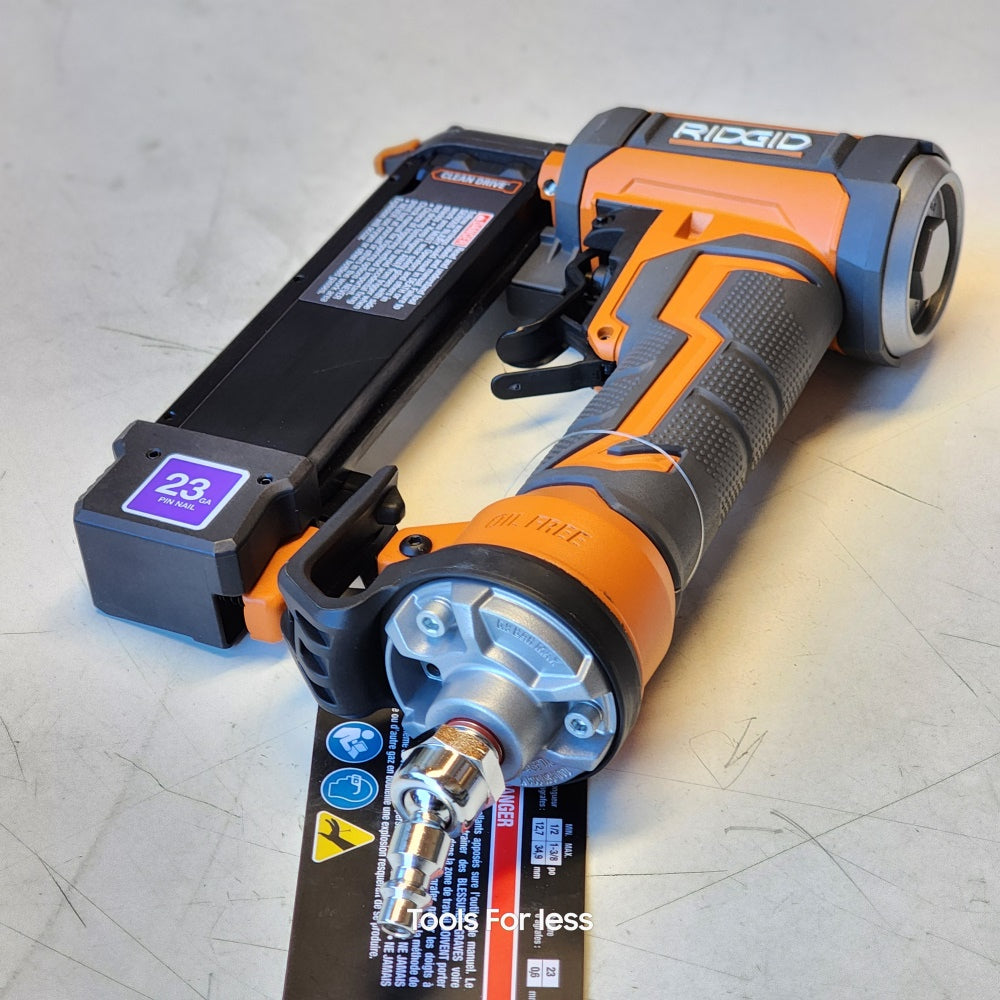 Pneumatic 23-Gauge 1-3/8 in. Headless pin Nailer