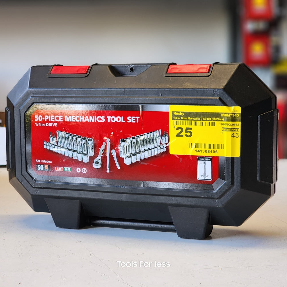 50 Piece 1/4 in. Drive Mechanics Tool Set
