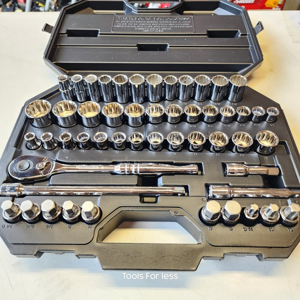 52-Piece 1/2 in. Drive Mechanics Tool Set