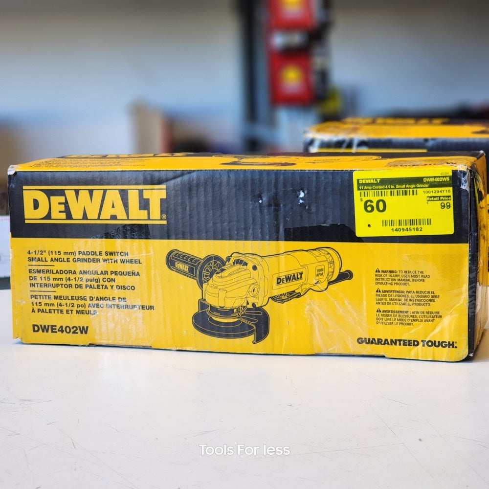 11 Amp Corded 4.5 in. small Angle Grinder