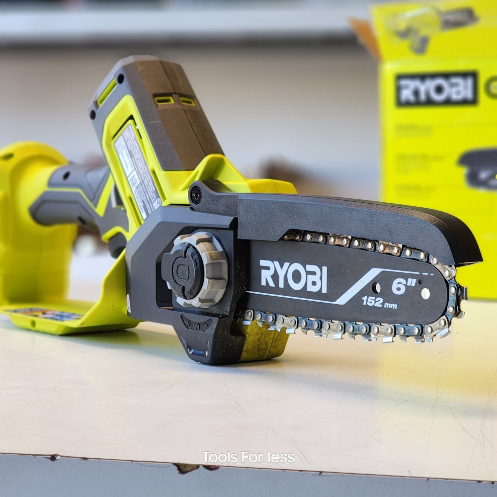 One+18V 6 in. cordless Battery Compact Pruning Chainsaw