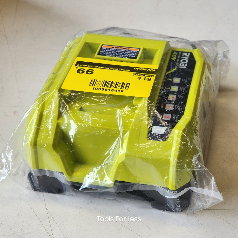 40V Lithium -ion Rapid Charger