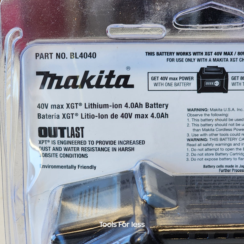 40V XGT 4.0AH BATTERY (BL4040)