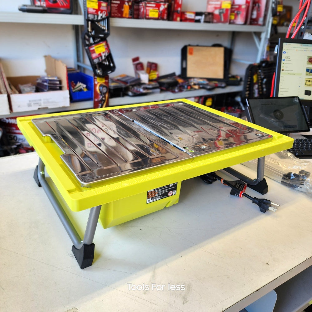 4.8 -Amps 7 in. Blade Corded Tabletop Wet Tile Saw (WS722)