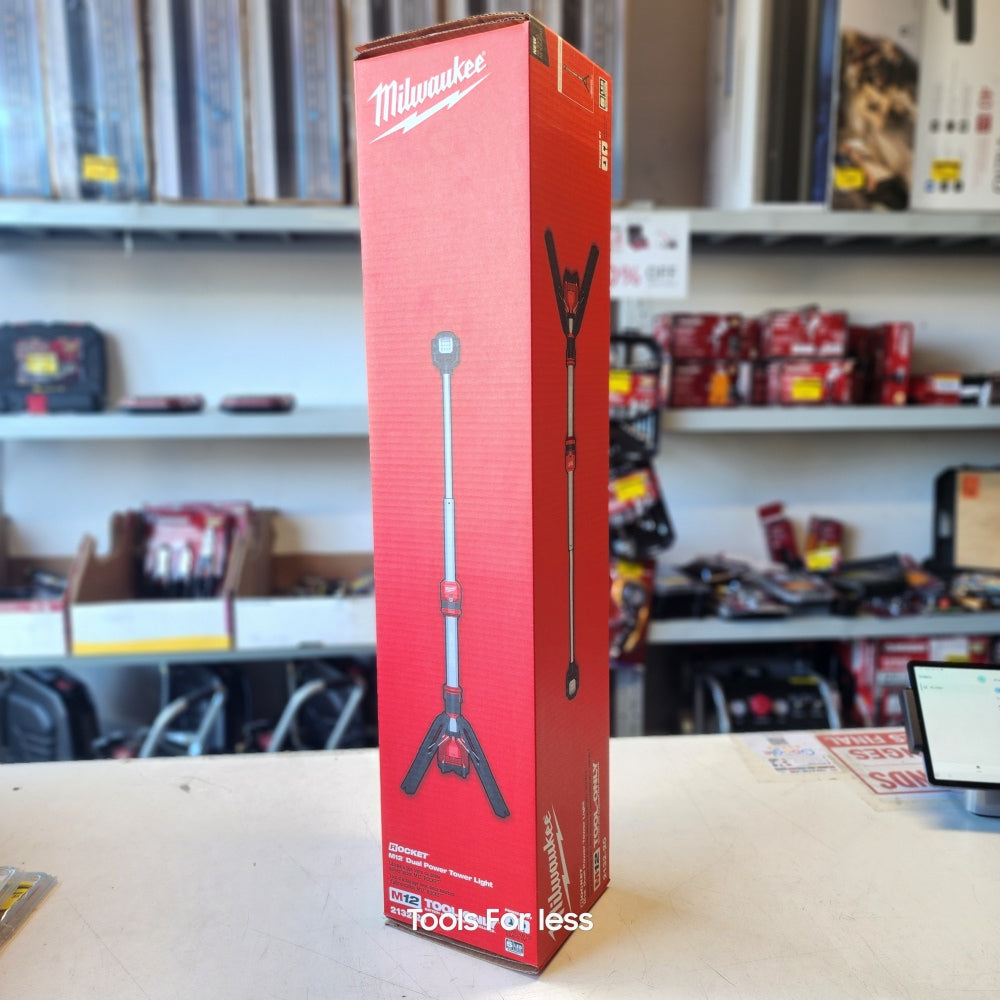 M12 12-Volt Lithium-Ion Cordless 1400 Lumen ROCKET LED Stand Work Light (Tool-Only) (2132-20)