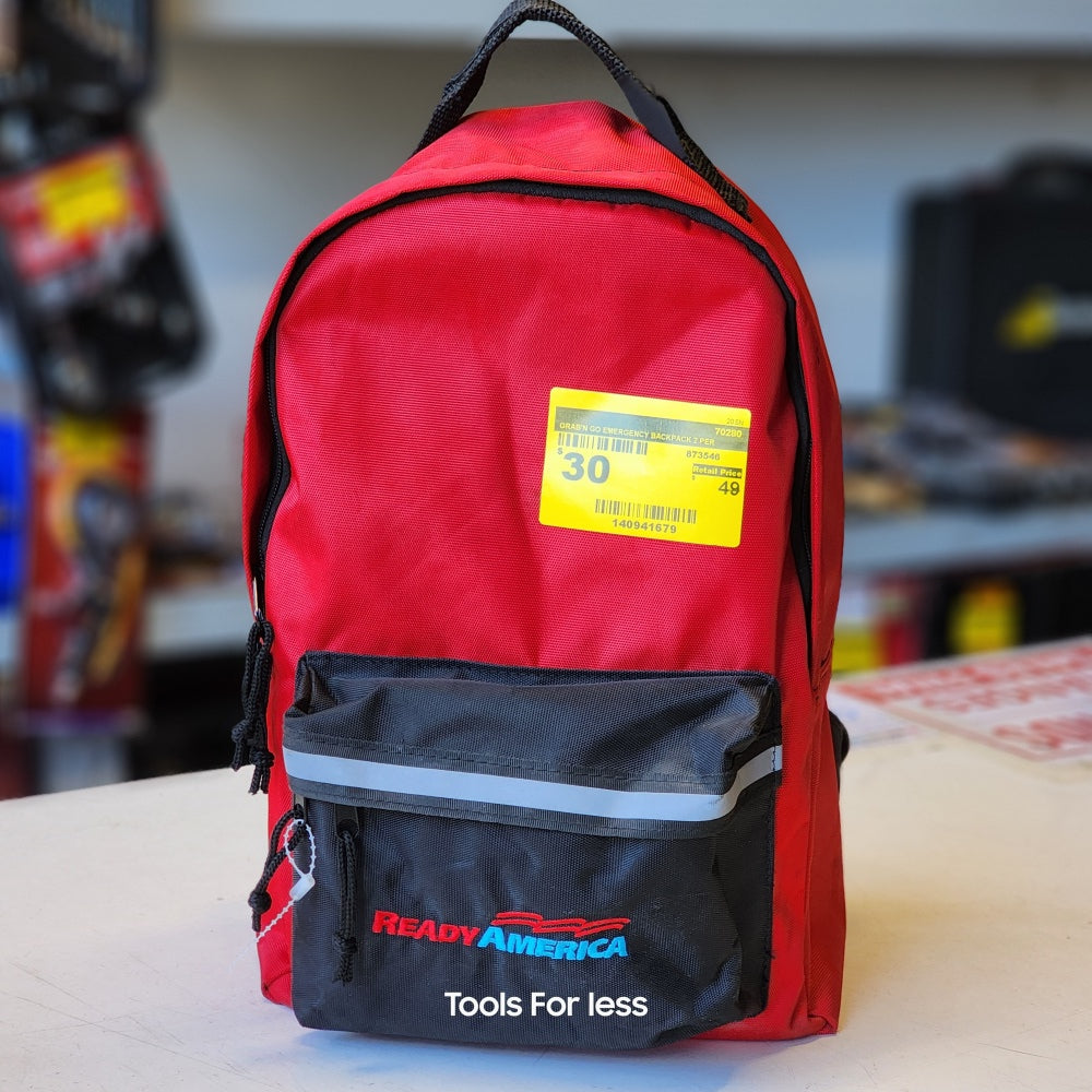 GRAB'N Go Emergency Back pack 2 Per
