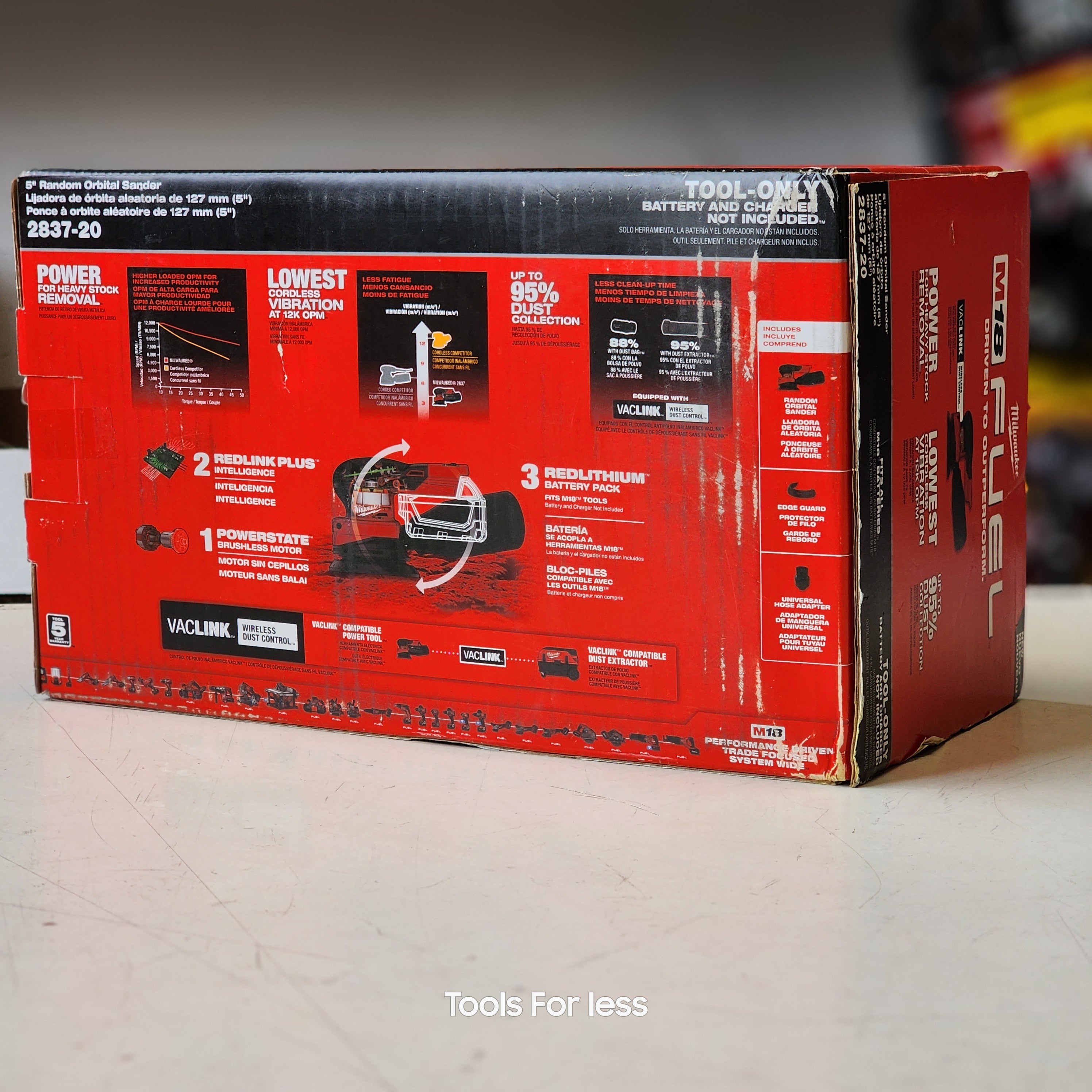 Milwaukee M18V Lithium-ion Brushless Cordless Fuel 5in.