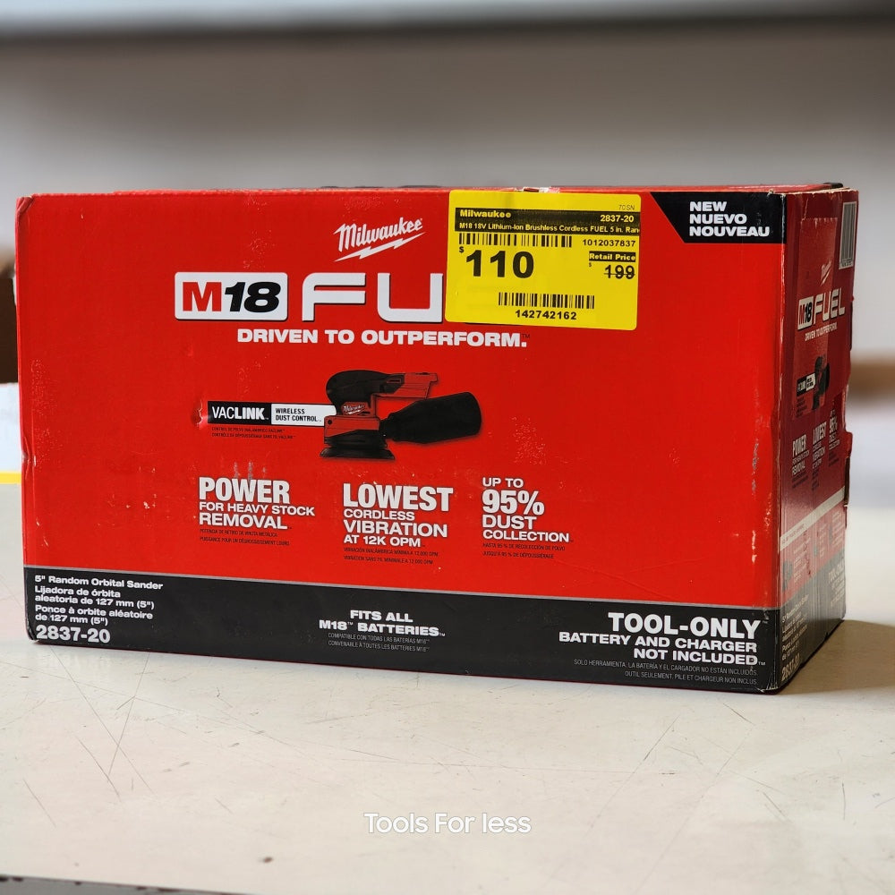 Milwaukee M18V Lithium-ion Brushless Cordless Fuel 5in.