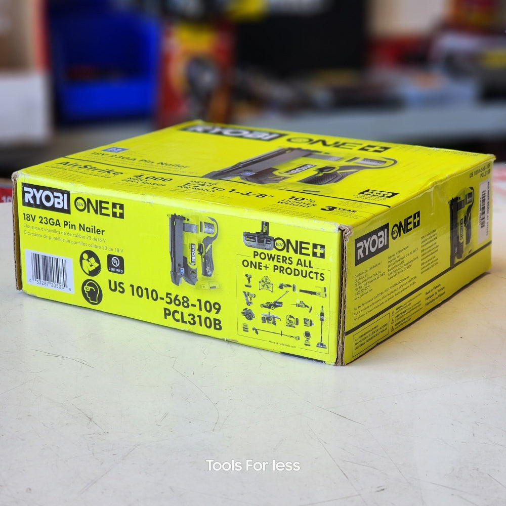 Ryobi ONE + 18V Cordless Airstrike 23-Gauge Pin Nailer