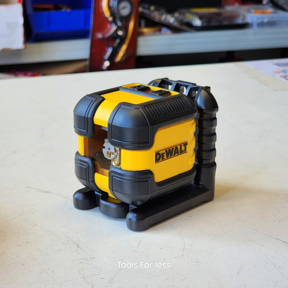 36 ft. Red Self-Leveling Cross Line Laser Level with (2) AA Batteries & Case (DW08801)