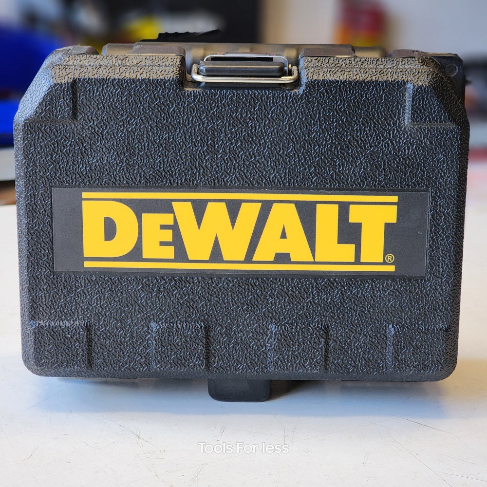 36 ft. Red Self-Leveling Cross Line Laser Level with (2) AA Batteries & Case (DW08801)