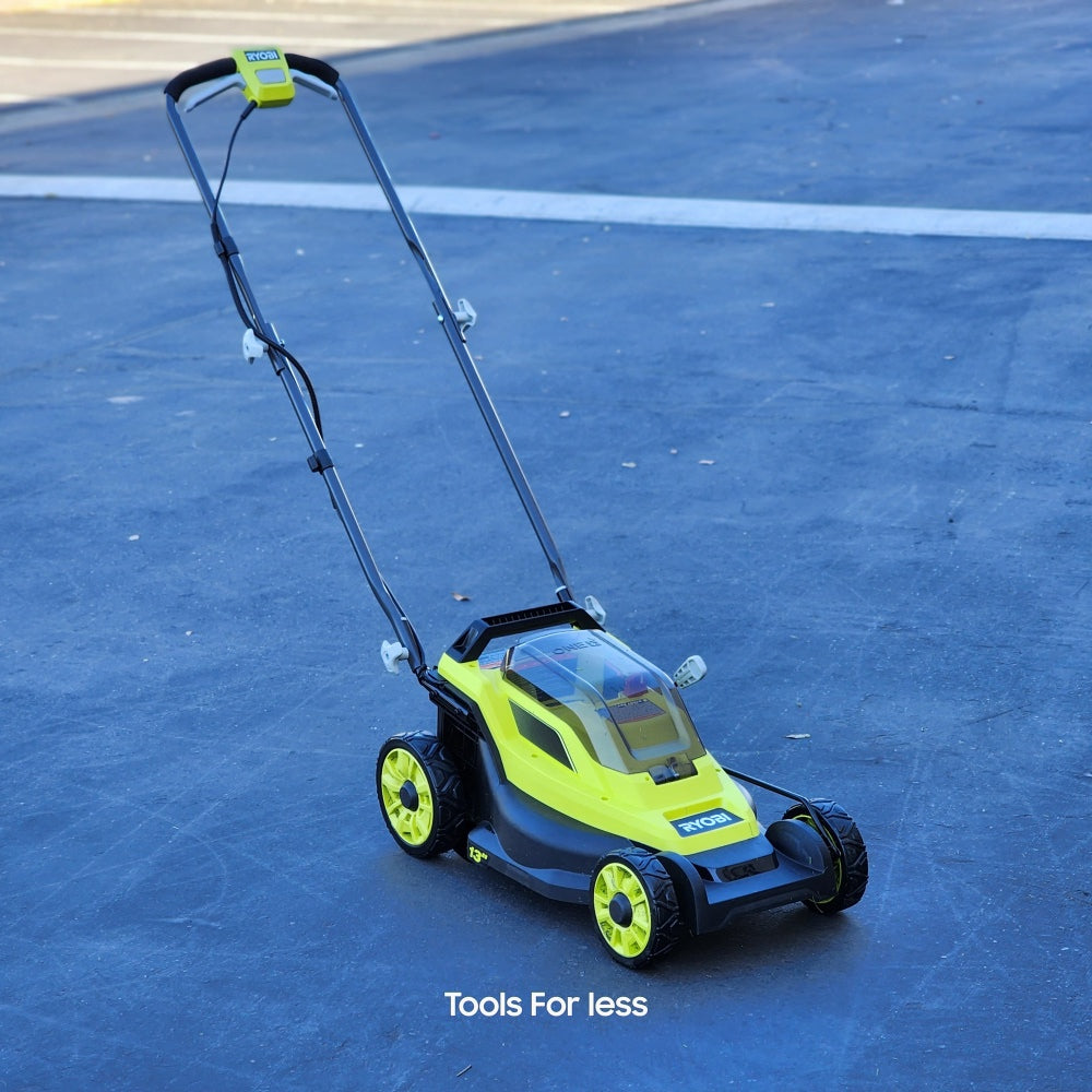 ONE+ 18V 13 in. Cordless Battery Walk Behind Push Lawn Mower with 4.0 Ah Battery and Charger (P1180VNM)