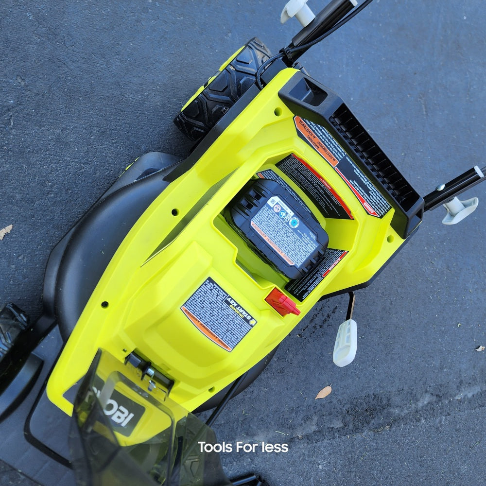 ONE+ 18V 13 in. Cordless Battery Walk Behind Push Lawn Mower with 4.0 Ah Battery and Charger (P1180VNM)