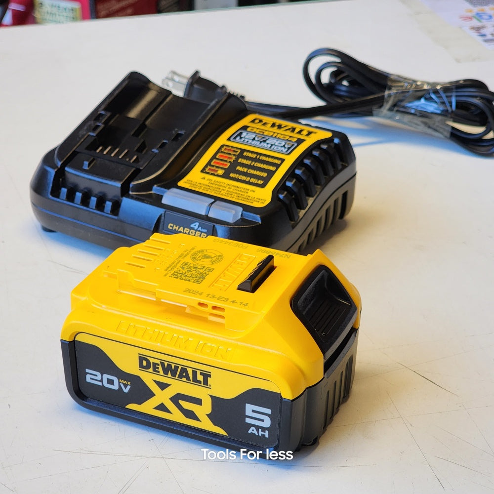 20-Volt Maximum XR 5.0 Ah Battery Pack and Charger (DCB205C)