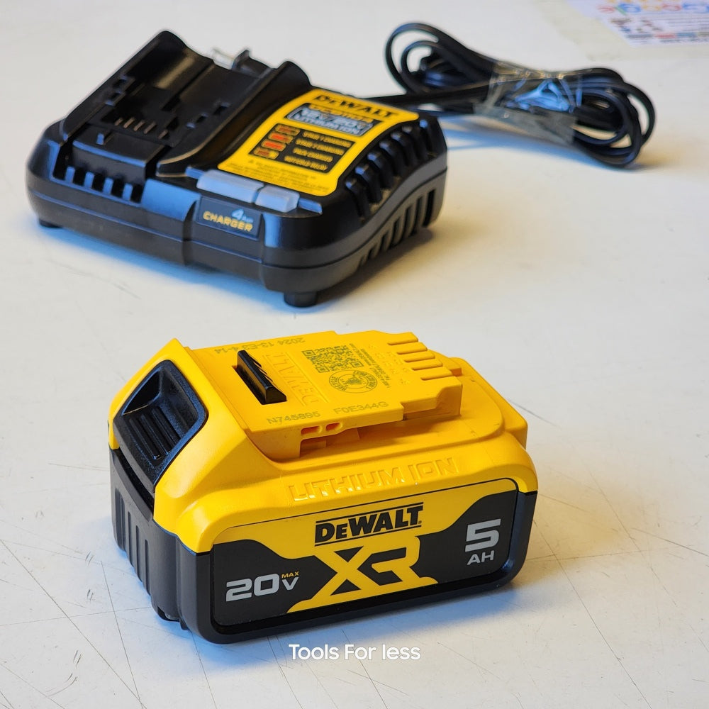 20-Volt Maximum XR 5.0 Ah Battery Pack and Charger (DCB205C)