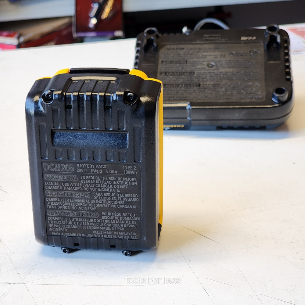 20-Volt Maximum XR 5.0 Ah Battery Pack and Charger (DCB205C)