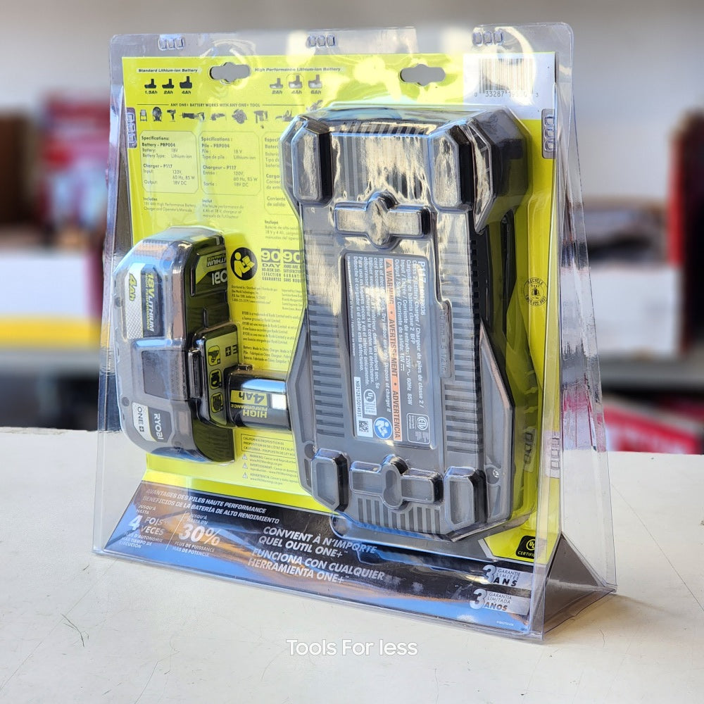 Ryobi ONE + 4 0AH Premium Starter Kit