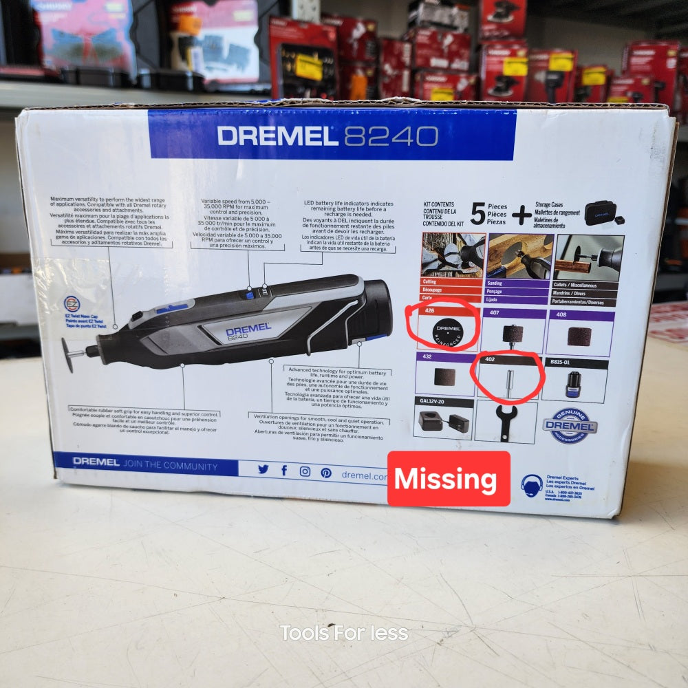 Dremel 12V Li-ion 2 Amp Variable Speed Cordless Rotary Tool Only